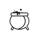 ghost, hallowen, horror, night, treat svg vector icon
