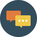 bubble, bubbles, communication, social, speech, talk icon