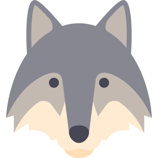 Wolf svg vector icon