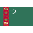 ensign, flag, nation, turkmenistan svg vector icon