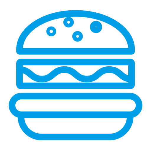 Hamburger svg vector icon