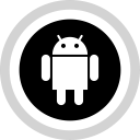 android, logo, media, social svg vector icon