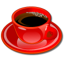 coffeecup,red,food icon