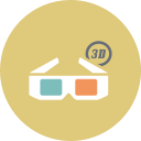 cinema, entertainment, film, glasses, movie svg vector icon