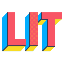 intoxicated, layer, lit, photo, sticker, word svg vector icon