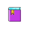 book, novel svg vector icon