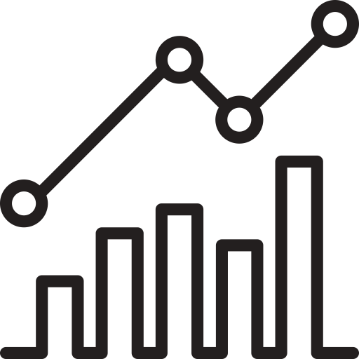 Stats Lines Pipes svg vector icon