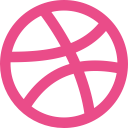 dribbble svg vector icon
