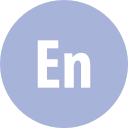 adobe, encore, round svg vector icon