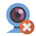webcam,close icon