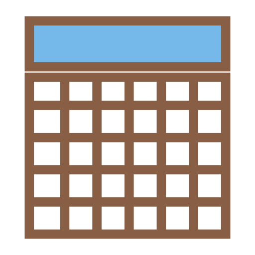 Calendar svg vector icon