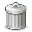 delete, recycle bin, trash, trash can icon