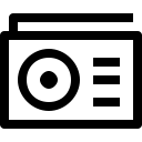 app, essential, radio, ui svg vector icon