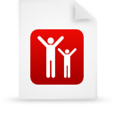 file,document,paper,red icon