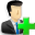 add, male, user icon