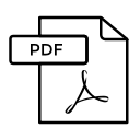 adobe, document, file, office, pdf svg vector icon
