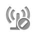 antenna,cancel icon