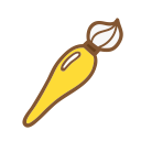 object, paint, school, student, study svg vector icon
