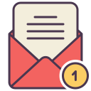 email, envelope, letter, mail, message svg vector icon