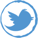 social, stamp, twitter icon