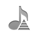 music,eighth,note,pyramid icon