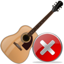 guitar,close,instrument,no,cancel,stop icon
