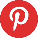 media, online, pinterest, social svg vector icon