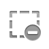 selection,rectangular,delete icon