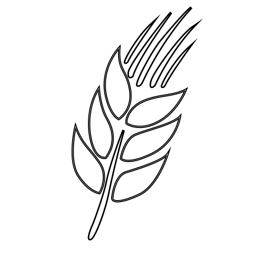 Wheat svg vector icon