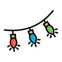 chaplet, decoration, festoon, garland, toorse, wreath, xmas svg vector icon