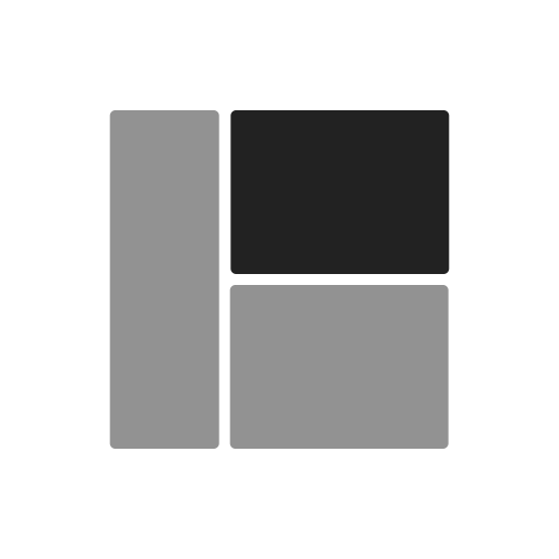 Layout Two svg vector icon