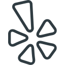 logo, media, social, yelp svg vector icon