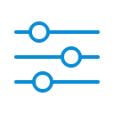 configuration, contorls, options, preferences, settings svg vector icon