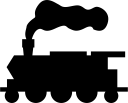 mean, steam, train, transportation svg vector icon