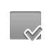 rectangle,checkmark icon