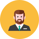 3, boss svg vector icon
