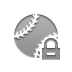 ball,baseball,lock icon