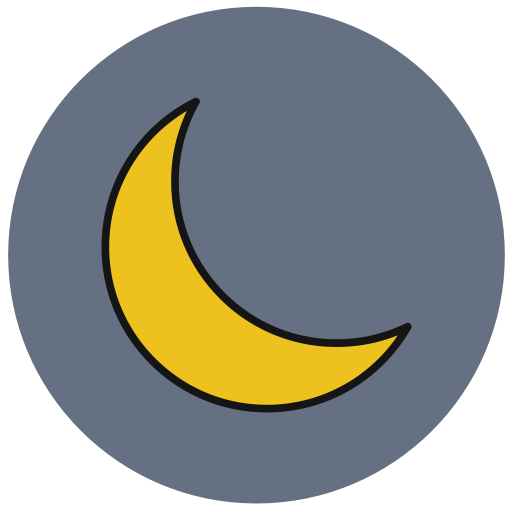 Night svg vector icon
