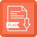 document, file, flac, format svg vector icon