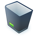 delete, empty, garbage, recycle bin icon