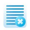 delete,note icon