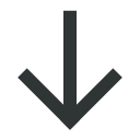 arrow, arrowdown, arrows, down, download svg vector icon