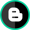 blogger, logo, media, online, social svg vector icon