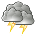 storm, weather svg vector icon