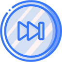audio, forward, media, media player, music, skip, video player svg vector icon