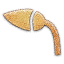lotus,bud,embossed icon