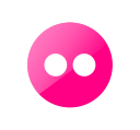 flickr, images, photography, photos, sharing svg vector icon