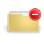folder,remove,delete,del icon