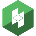 gloss, hexagon, houzz, media, social svg vector icon