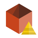 box,pyramid icon